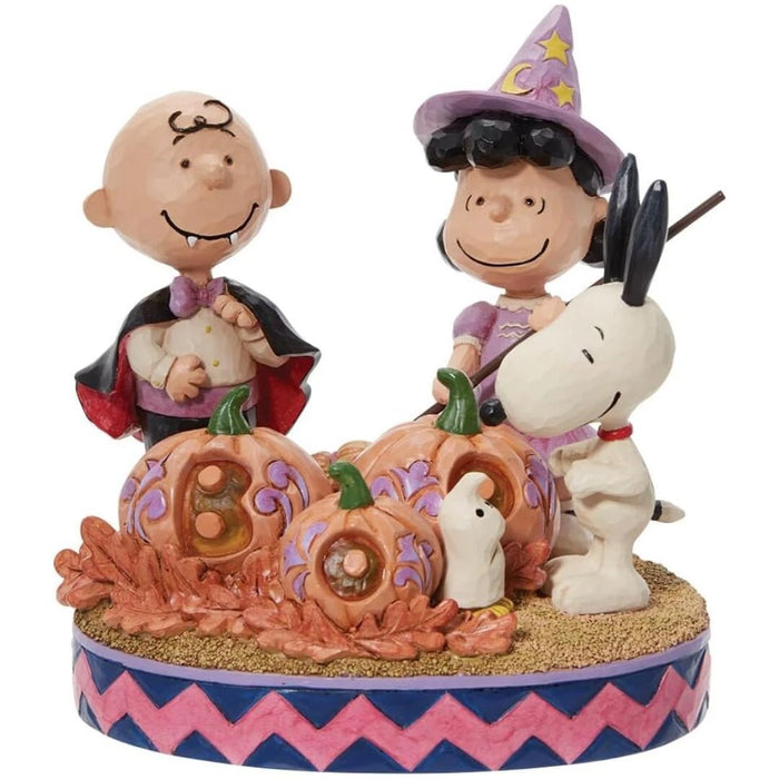 Enesco Peanuts by Jim Shore Peanuts The Gang Dressed for Halloween Figurine, 5.5