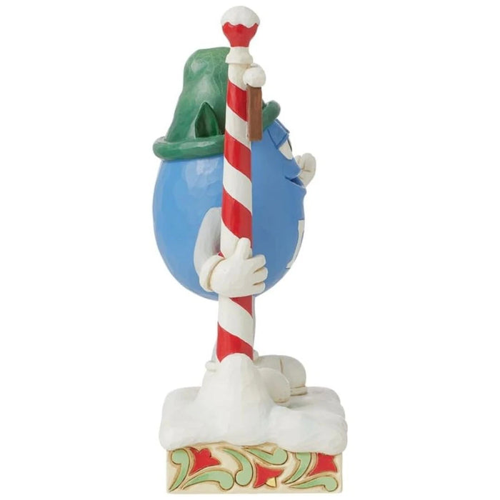 Enesco M&M's by Jim Shore M&M Blue Character Dressed as North Pole Elf Figurine