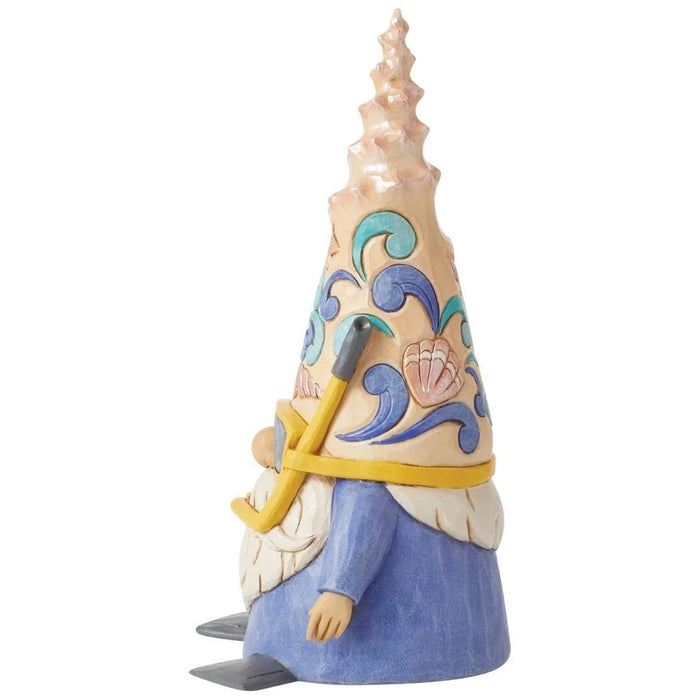 Enesco Jim Shore Heartwood Creek Coastal Snorkel Shell Gnome Figurine