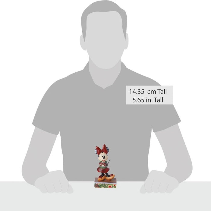 Disney Tradition Collection Jim Shore Minnie Mouse in Christmas Sweater Figurine