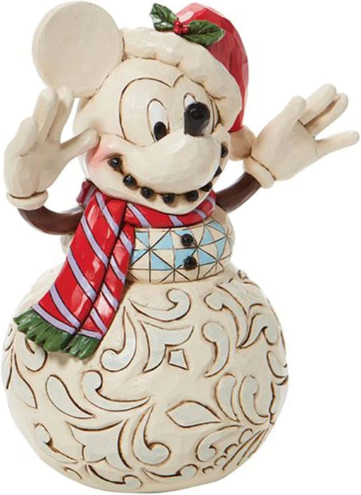 Disney Traditions by Jim Shore Mickey Mouse Snowman Snowy Smiles Figurine