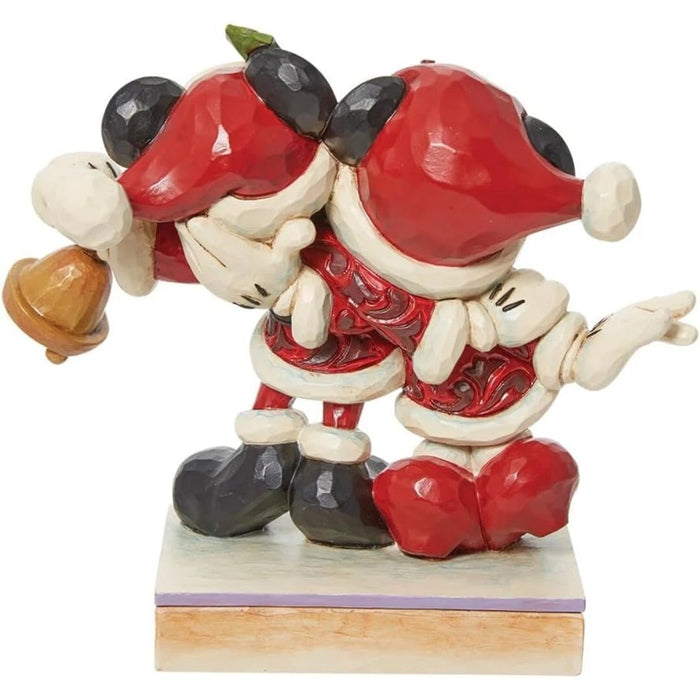 Enesco Jim Shore Disney Traditions Mickey & Minnie JIngle Bells Figurine NEW NIB