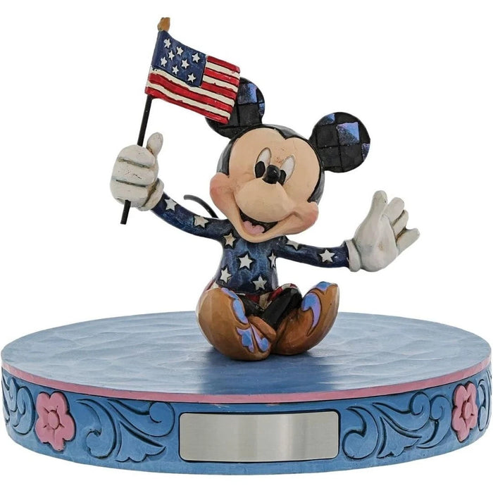 Enesco Disney Traditions by Jim Shore Patriotic Mickey Mouse Miniature Figurine