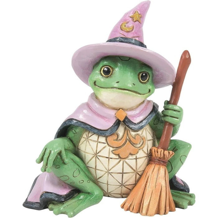 Jim Shore Heartwood Creek Halloween Collection Frog Dressed as a Witch NIB
