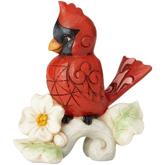 Enesco Jim Shore Heartwood Creek Cardinal Miniature Figurine, NEW NIB