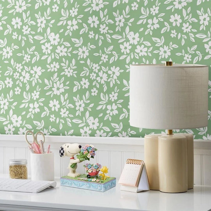 Enesco Peanuts by Jim Shore Snoopy and Woodstock with Flowers Figurine, NIB NEW