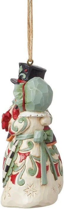 Jim Shore Heartwood Creek Highland Glen Mr. and Mrs. Snowman Hanging Ornament