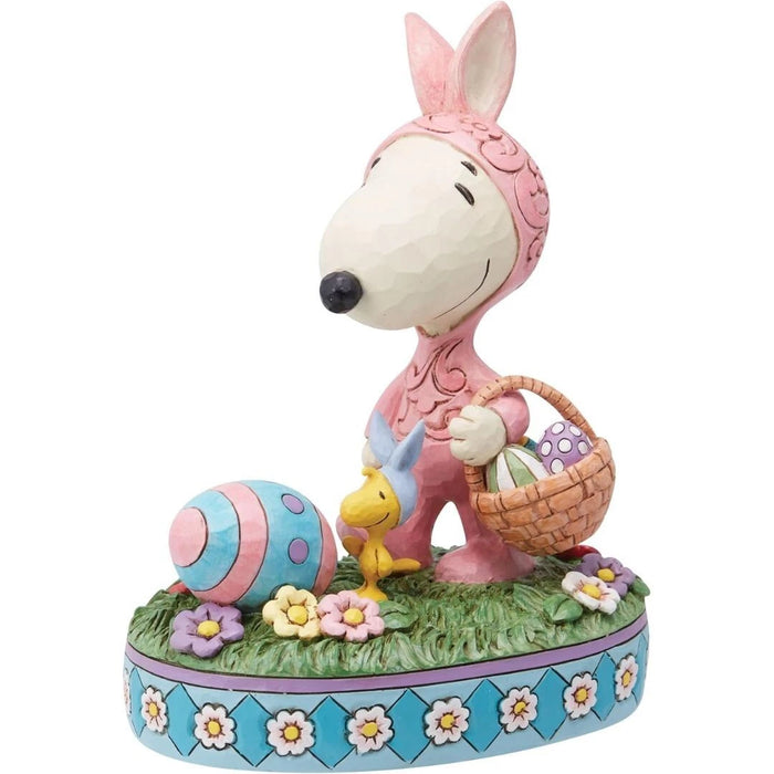 Enesco Peanuts by Jim Shore Snoopy and Woodstock Easter Bunnies Figurine, NIB