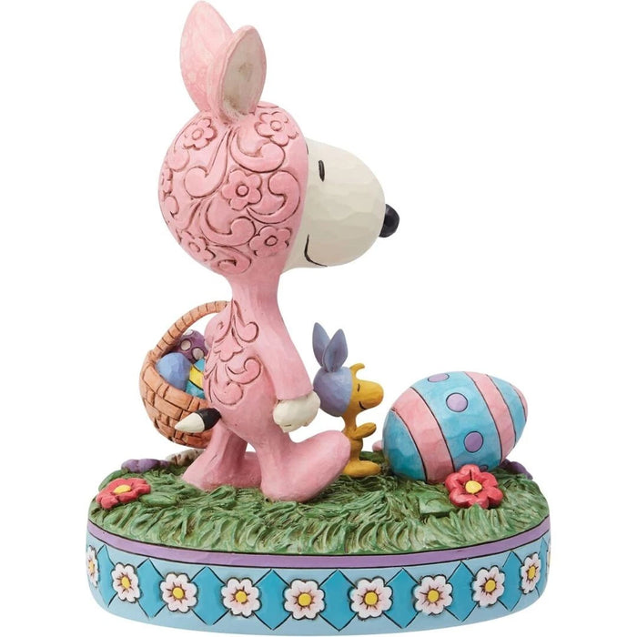 Enesco Peanuts by Jim Shore Snoopy and Woodstock Easter Bunnies Figurine, NIB