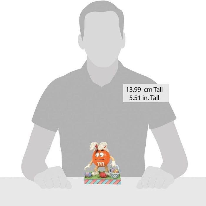 Enesco M&M's by Jim Shore Orange Character Easter Egg Hunt Figurine NEW NIB