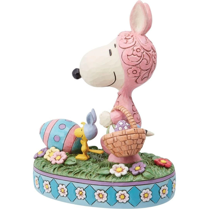 Enesco Peanuts by Jim Shore Snoopy and Woodstock Easter Bunnies Figurine, NIB