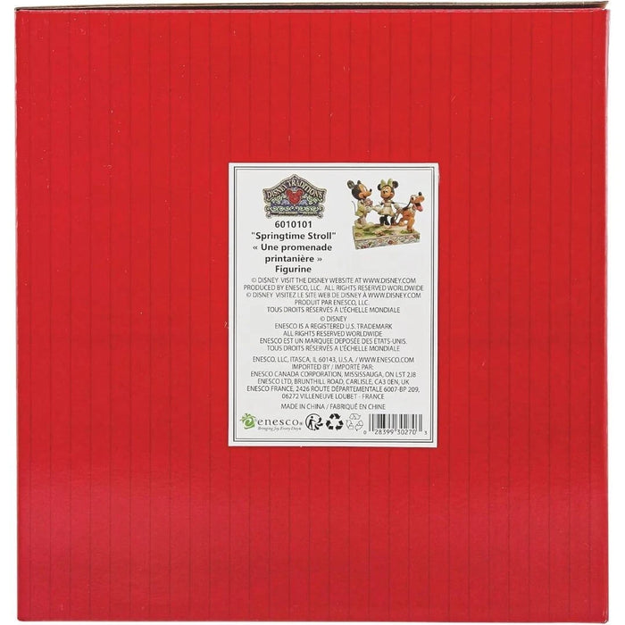 Jim Shore Disney Traditions Mickey and Minnie Mouse Walking Pluto Figurine NEW