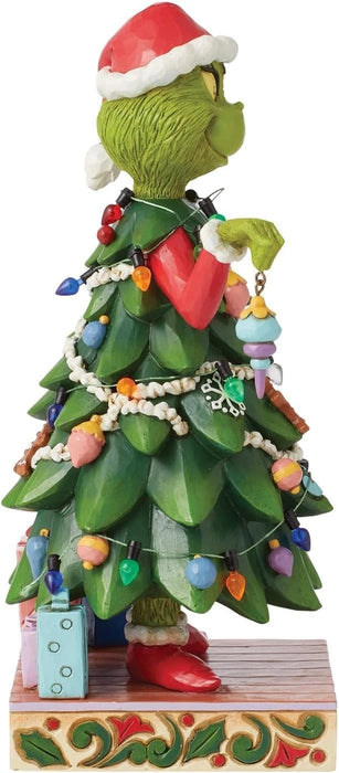 Dr. Seuss Grinch by Jim Shore Grinch Dressed as a Christmas Tree Figurine NIB