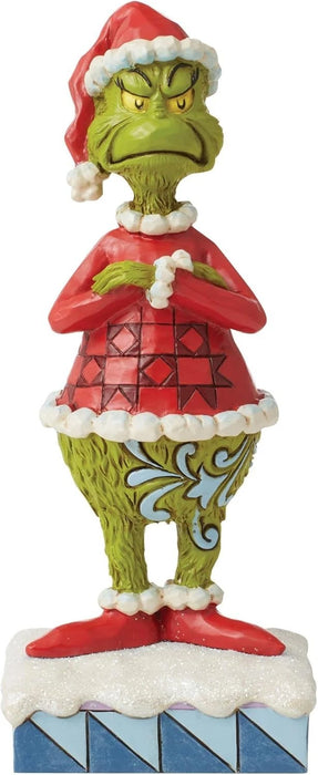 Dr. Seuss Grinch by Jim Shore Mean Santa Grinch Stole Christmas Figurine NIB NEW