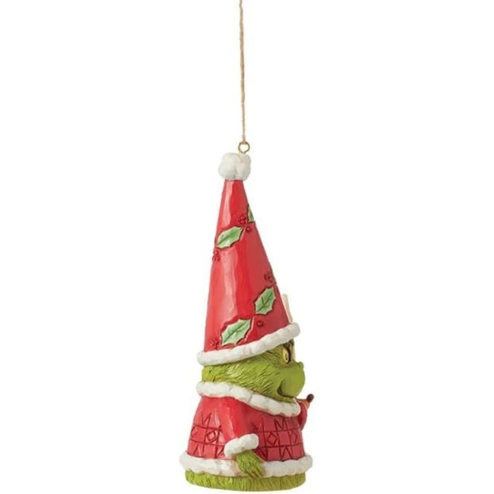 Jim Shore Santa Grinch Gnome with Reindeer Max Hanging Ornament, NIB NEW