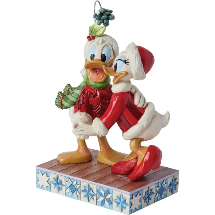 Disney Traditions Collection by Jim Shore Donald and Daisy Duck Mistletoe, NIB