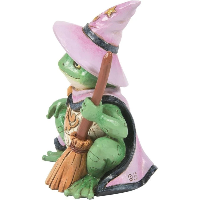 Jim Shore Heartwood Creek Halloween Collection Frog Dressed as a Witch NIB
