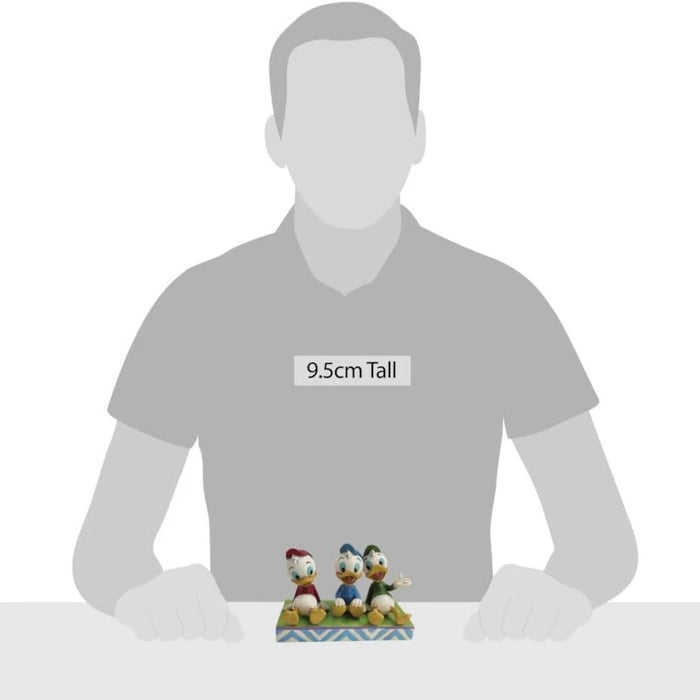 Enesco Jim Shore Disney Traditions Huey Dewey and Louie Sitting Figurine 6.5 in