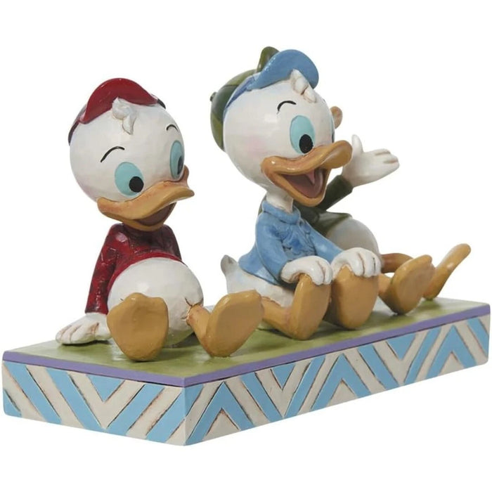 Enesco Jim Shore Disney Traditions Huey Dewey and Louie Sitting Figurine 6.5 in