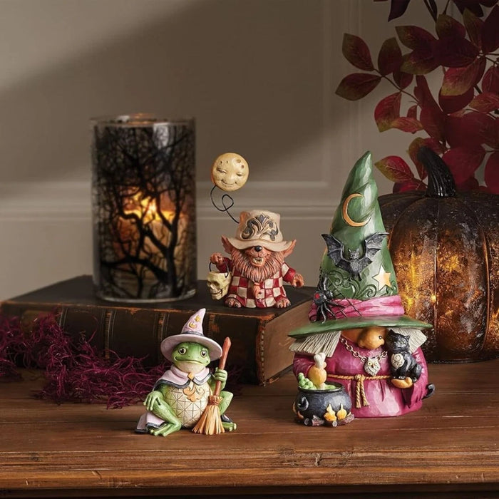 Jim Shore Heartwood Creek Halloween Collection Frog Dressed as a Witch NIB