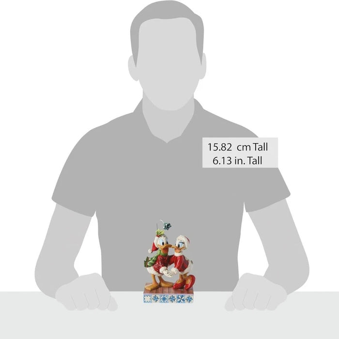 Disney Traditions Collection by Jim Shore Donald and Daisy Duck Mistletoe, NIB