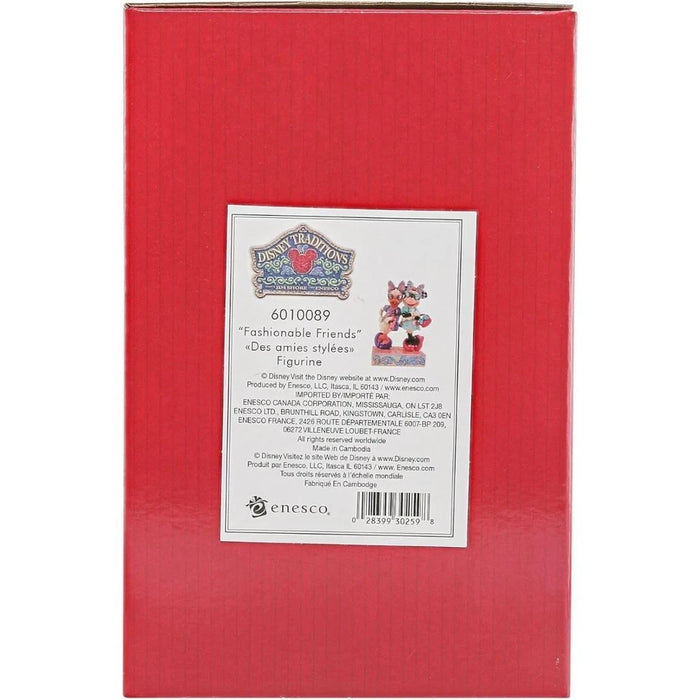 Enesco Jim Shore Minnie Mouse & Daisy Duck Fashionistas Statue Standard, NIB