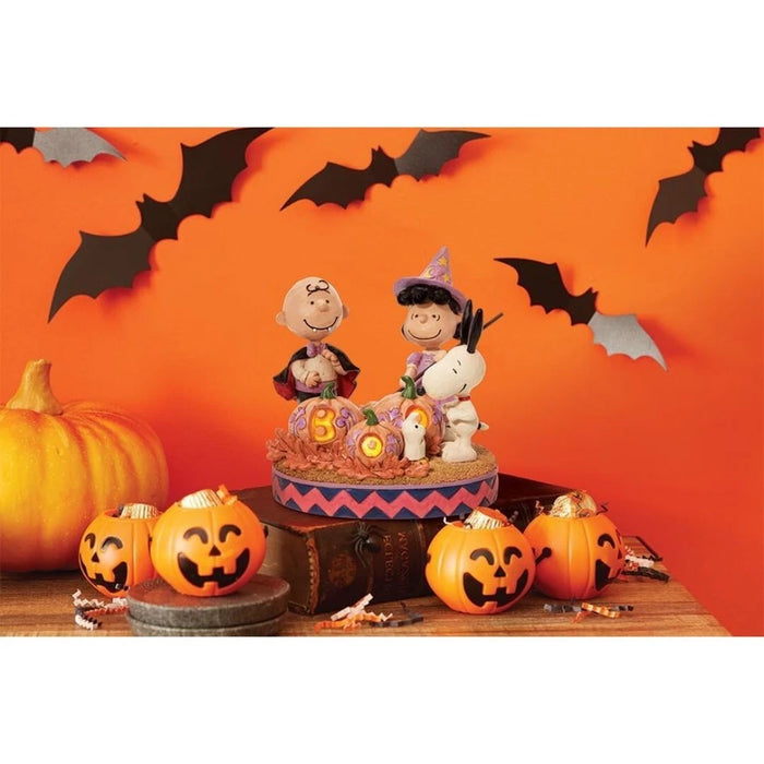 Enesco Peanuts by Jim Shore Peanuts The Gang Dressed for Halloween Figurine, 5.5