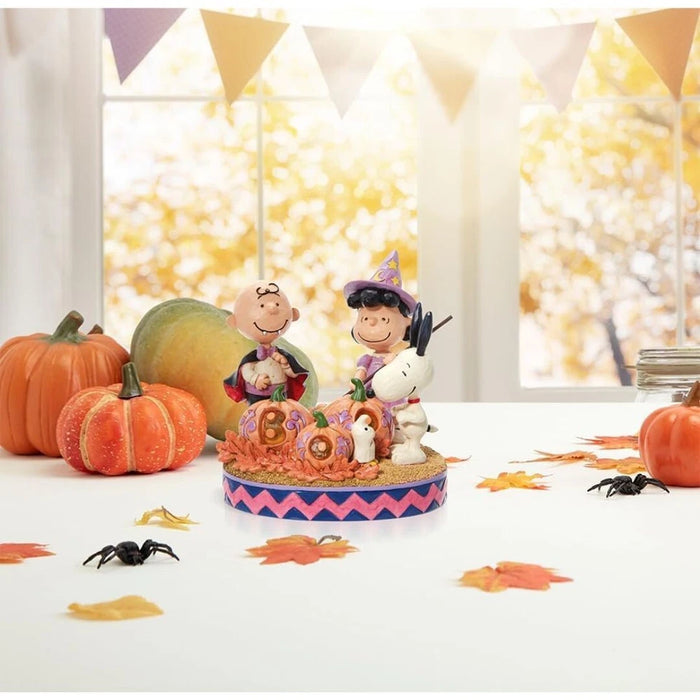Enesco Peanuts by Jim Shore Peanuts The Gang Dressed for Halloween Figurine, 5.5