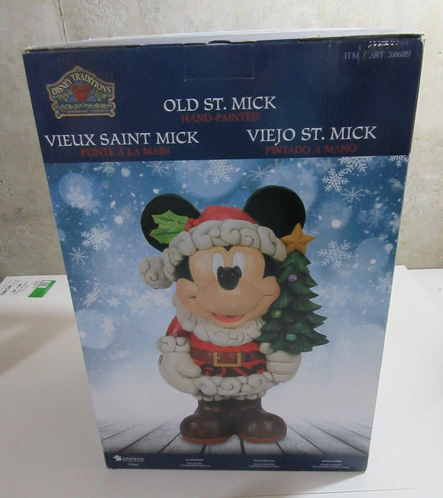 Jim Shore Enesco DIsney Traditions Old St Mick 17" Large Mickey Mouse NEW