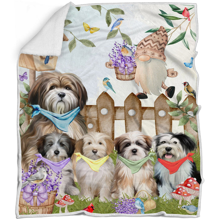 Tibetan Terrier Blanket: Explore a Variety of Designs, Cozy Sherpa, Fleece and Woven, Custom, Personalized, Gift for Dog and Pet Lovers