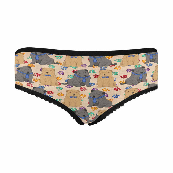 Shar Pei Dogs Blue  Women&#039;s All Over Print Classic Briefs