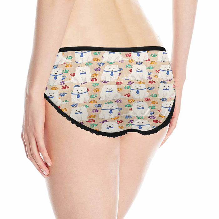 Samoyed Dogs Blue  Women&#039;s All Over Print Classic Briefs