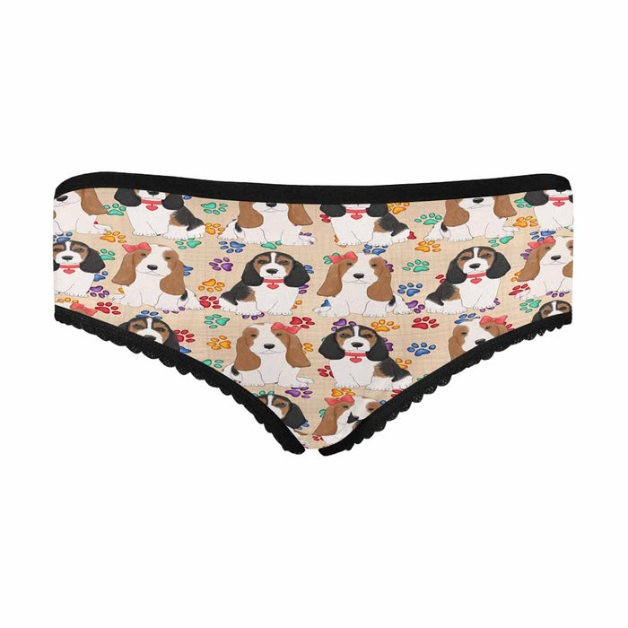 Basset Hound Dogs Red  Women&#039;s All Over Print Classic Briefs