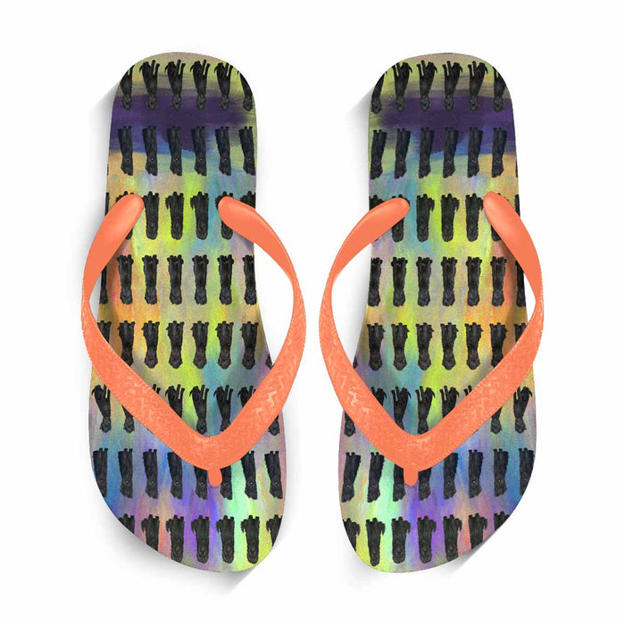 affenpinschers  Flip Flops (For both Men and Women) (Model040)