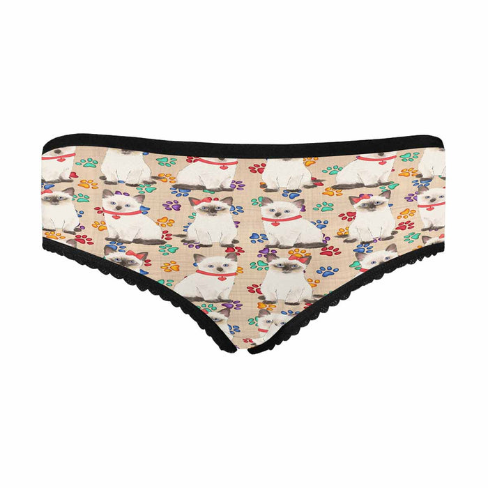 Siamese Cats Red  Women&#039;s All Over Print Classic Briefs