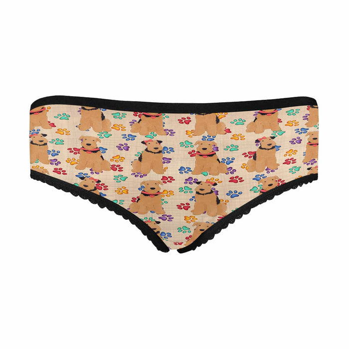 Airedale Dogs Red  Women&#039;s All Over Print Classic Briefs