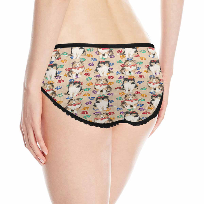 Shetland Sheepdog Red  Women&#039;s All Over Print Classic Briefs