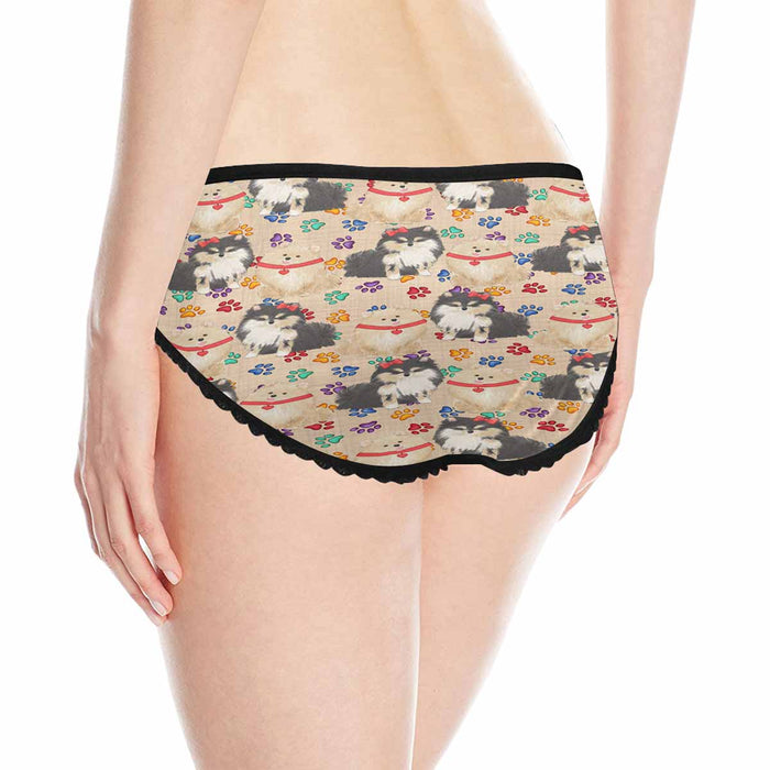 Pomeranian Dogs Red  Women&#039;s All Over Print Classic Briefs