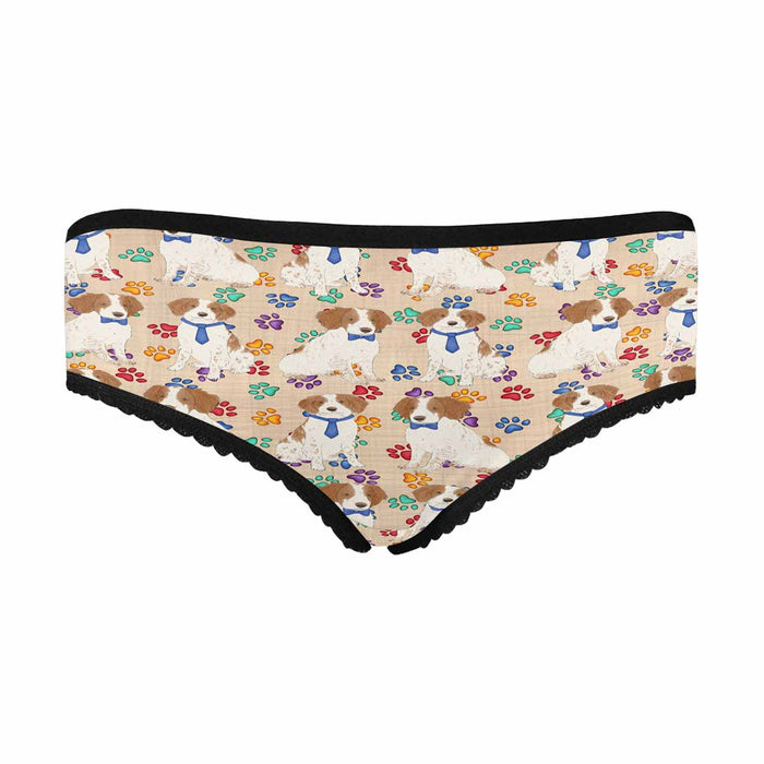 Brittany Spaniel Dogs Blue  Women&#039;s All Over Print Classic Briefs