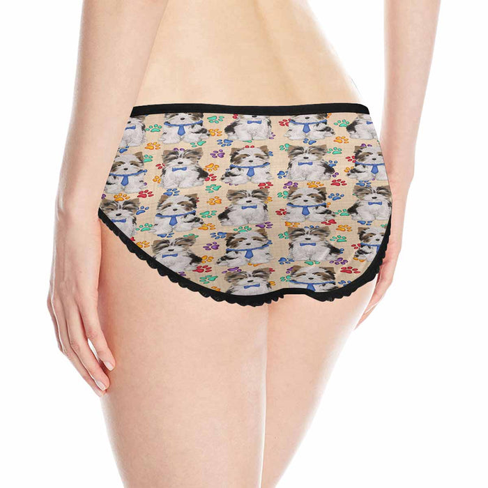 Biewer Dogs Blue  Women&#039;s All Over Print Classic Briefs