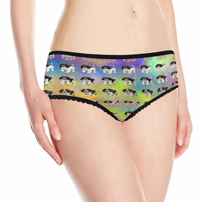 English Spring Spaniel Dogs  Women's All Over Print Classic Briefs