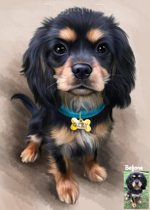 Digital Painting PERSONALIZED PET PORTRAIT! Custom Pet Dog or Cat Art