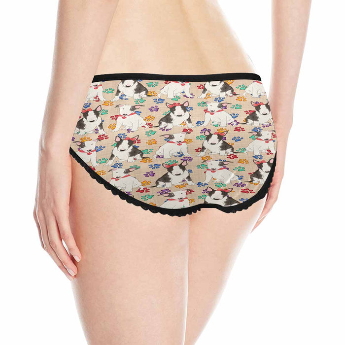 Bull Terrier Dogs Red  Women&#039;s All Over Print Classic Briefs