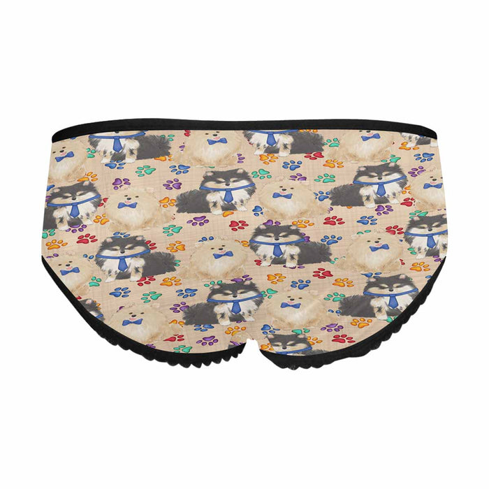 Pomeranian Dogs Blue  Women&#039;s All Over Print Classic Briefs