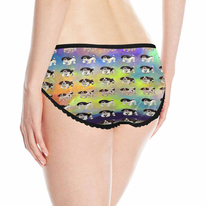 English Spring Spaniel Dogs  Women's All Over Print Classic Briefs