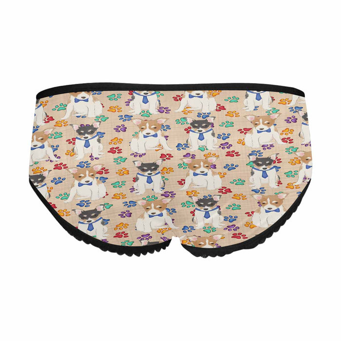 Rat Terrier Dogs Blue  Women's All Over Print Classic Briefs