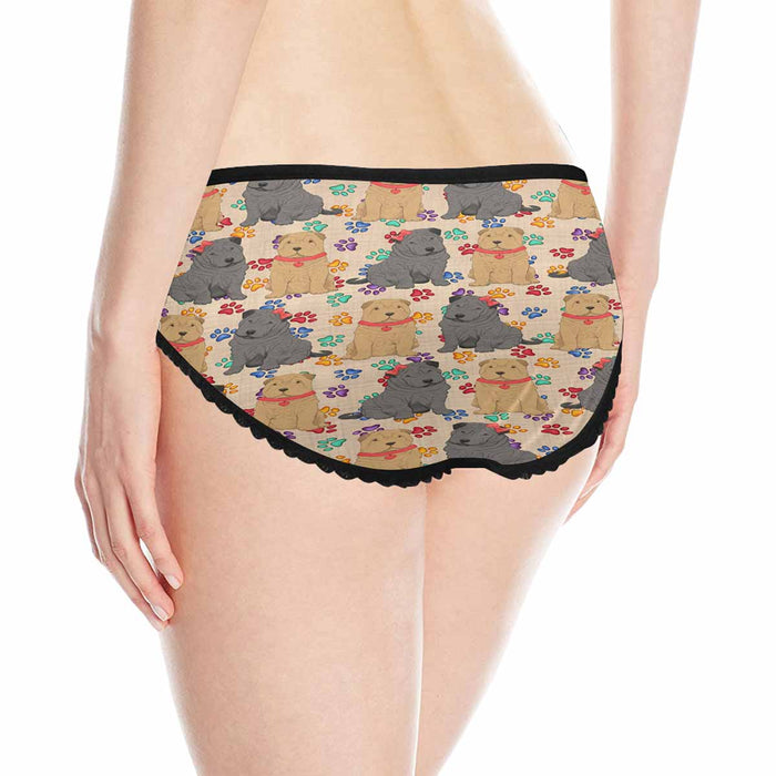 Shar Pei Dogs Red  Women&#039;s All Over Print Classic Briefs