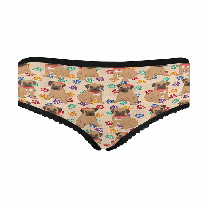 Bullmastiff Dogs Red  Women&#039;s All Over Print Classic Briefs