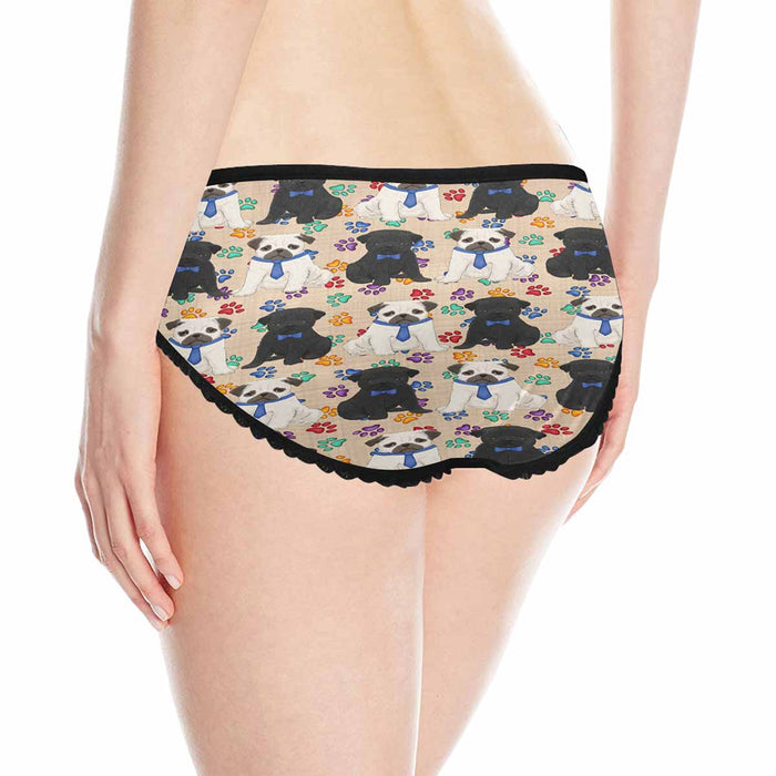 Pug Dogs Blue  Women&#039;s All Over Print Classic Briefs