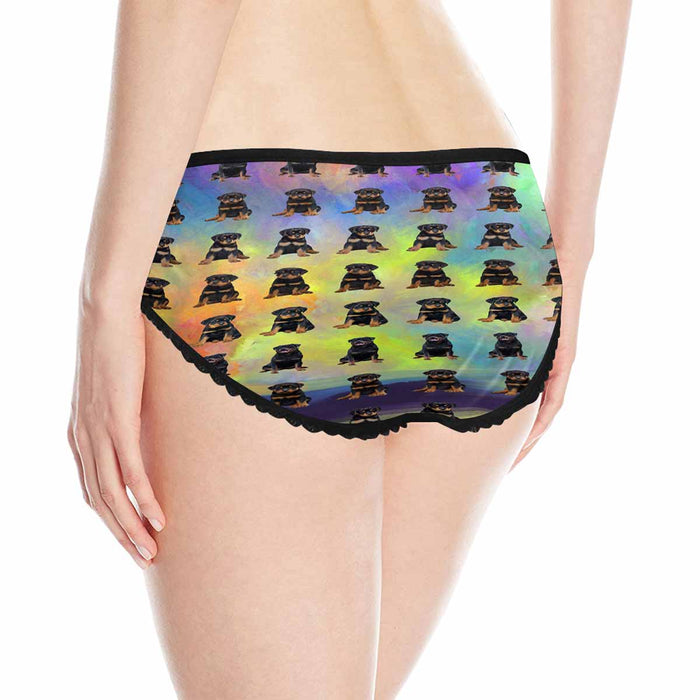 Rottweiler Dogs  Women&#039;s All Over Print Classic Briefs